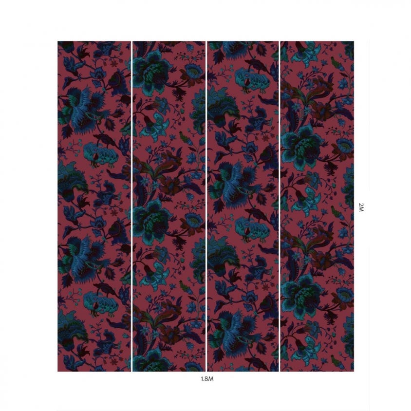 MAJORELLE Wallpaper - Viola-Pink - House of Hackney