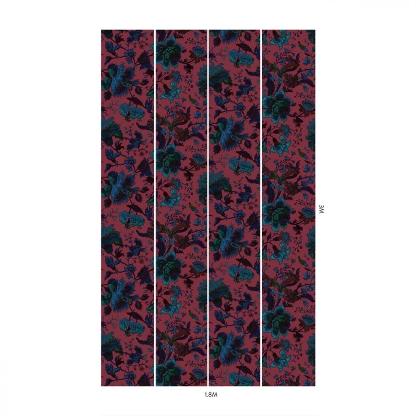 MAJORELLE Wallpaper - Viola-Pink - House of Hackney