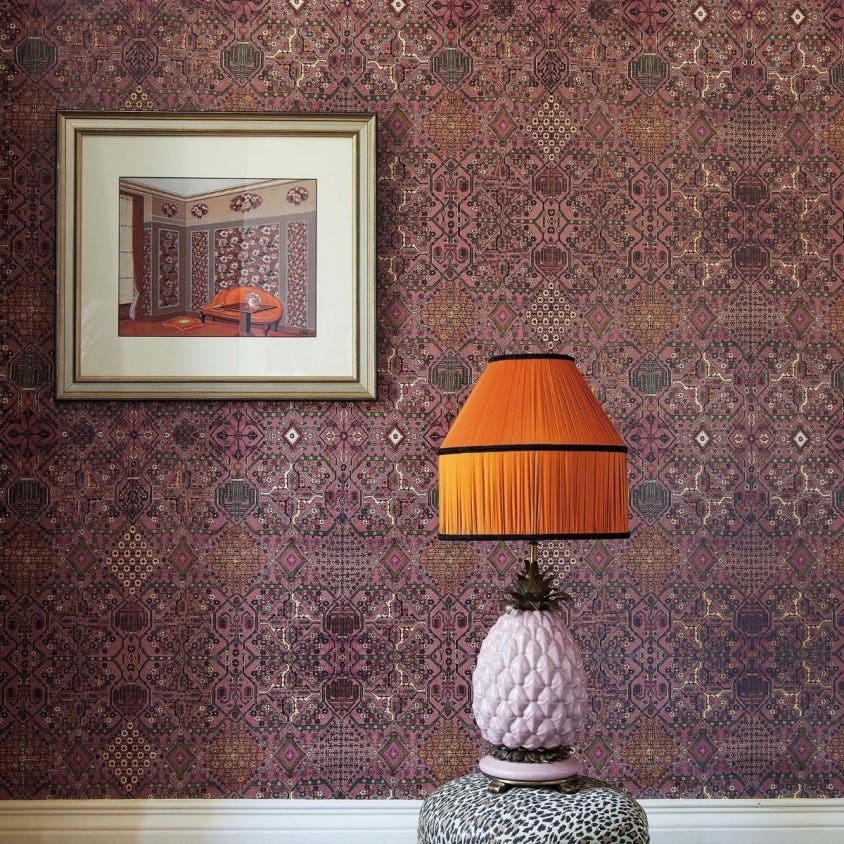 MEY MEH Wallpaper - Blush - House of Hackney
