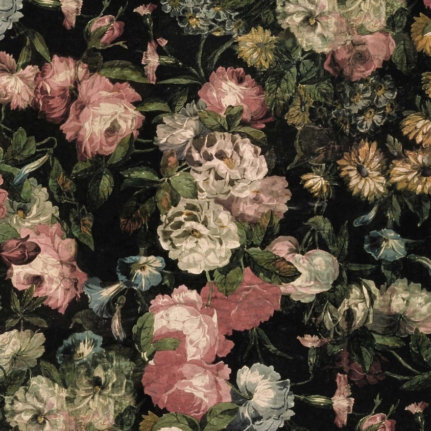 MIDNIGHT GARDEN Wallpaper - Multi - House of Hackney