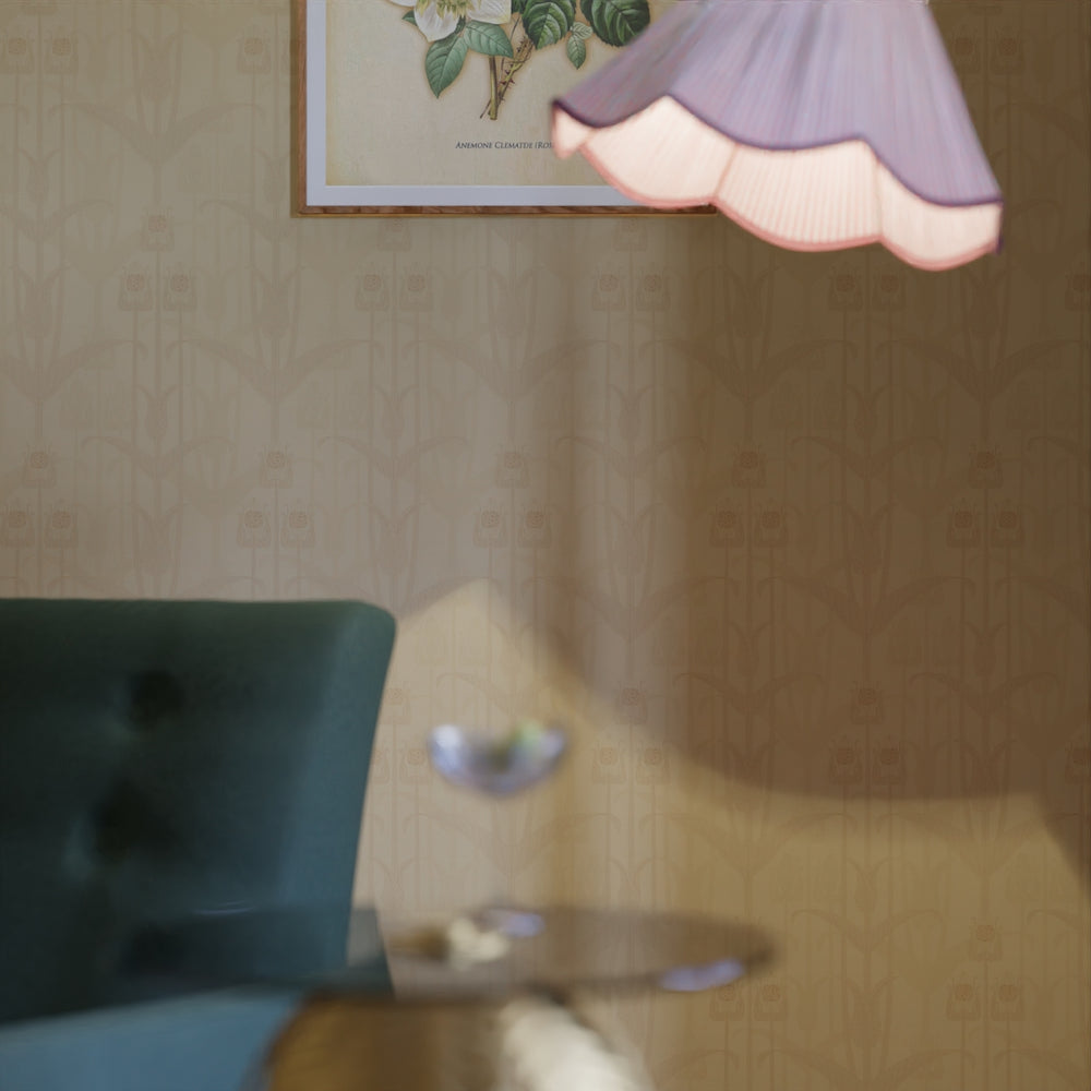 Mackintosh Wallpaper - Ochre - Lucie Annabel