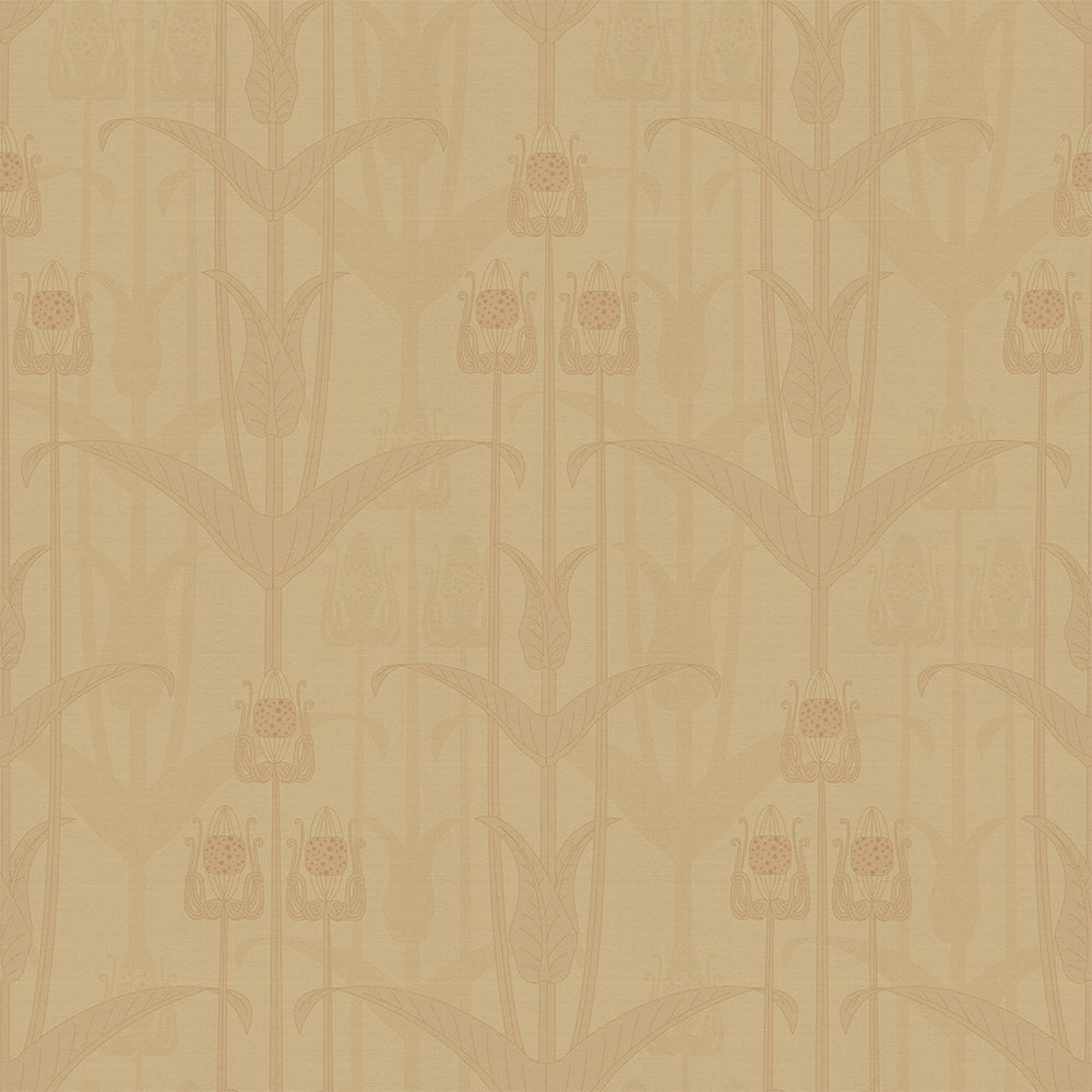 Mackintosh Wallpaper - Ochre - Lucie Annabel