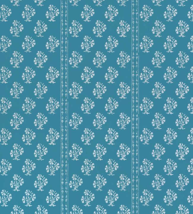 Maharani Wallpaper - Jaipur Blue - BG2400101 - Barneby Gates