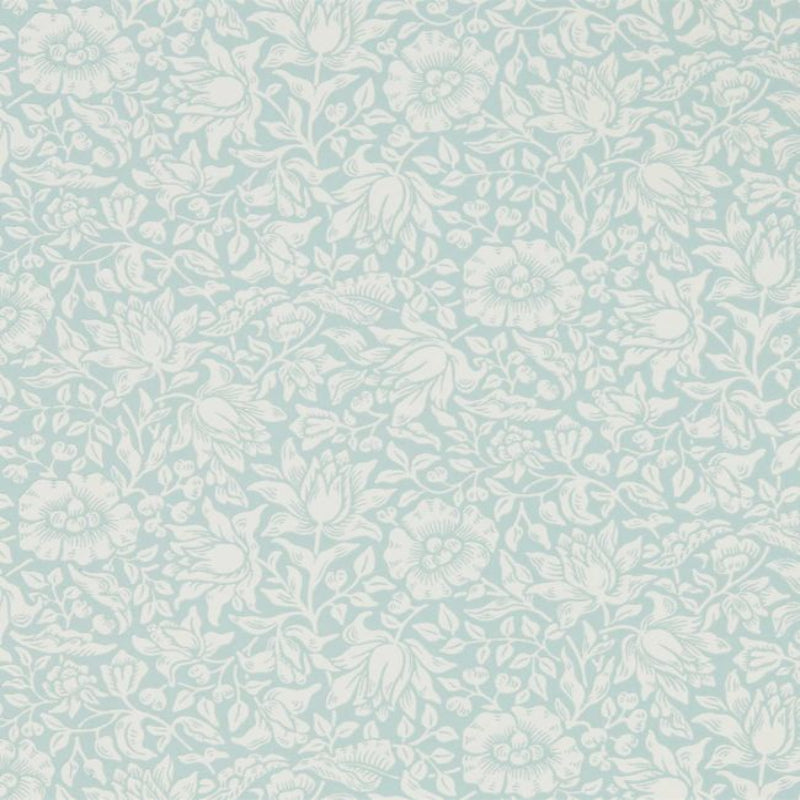 Mallow Wallpaper - Chalk Duck Egg - 216679 - Morris & Co