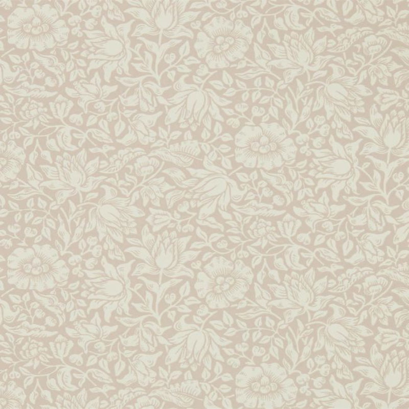 Mallow Wallpaper - Dusky Rose - 216675 - Morris & Co
