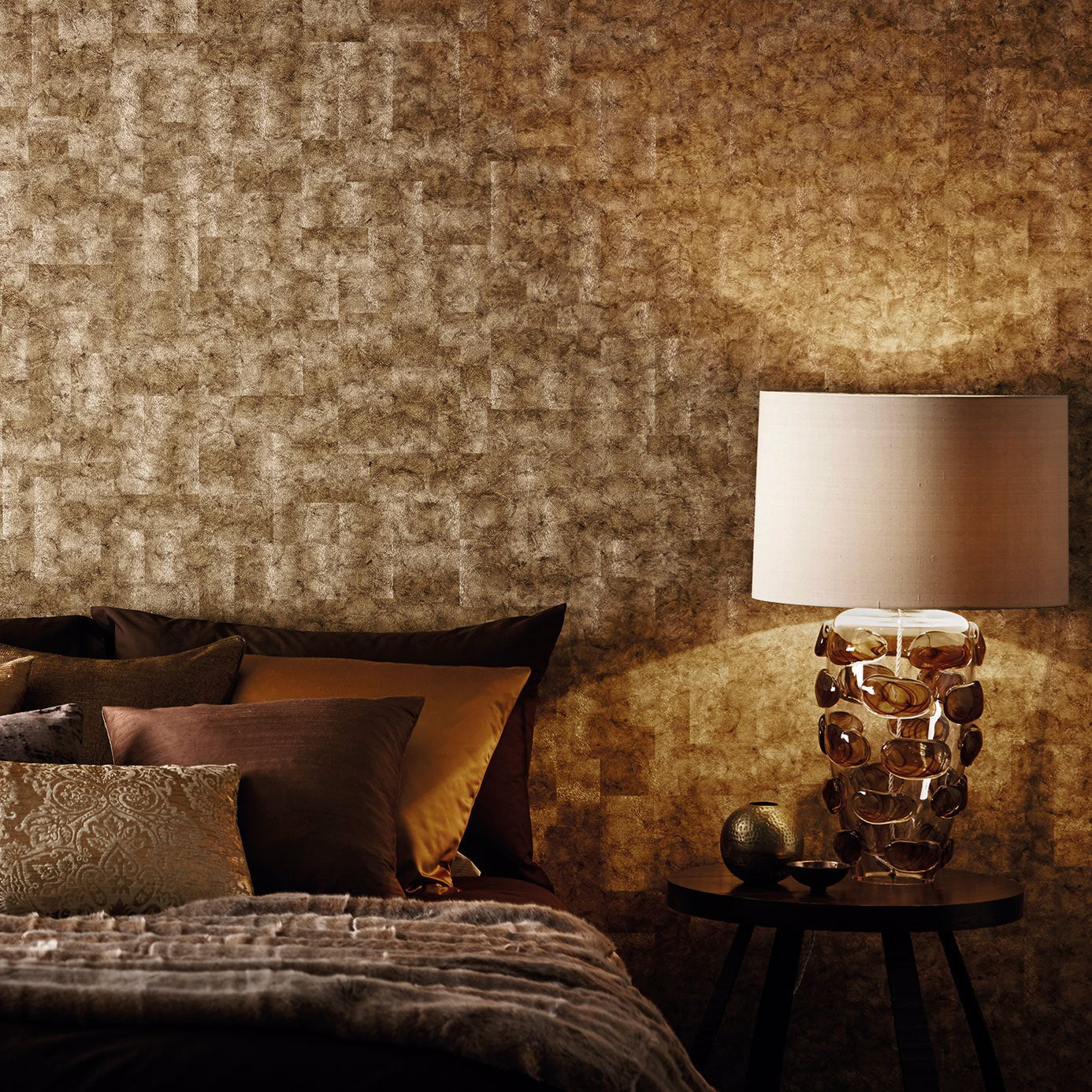 Marble Wallpaper - Sulphur - EREE110758 - Harlequin
