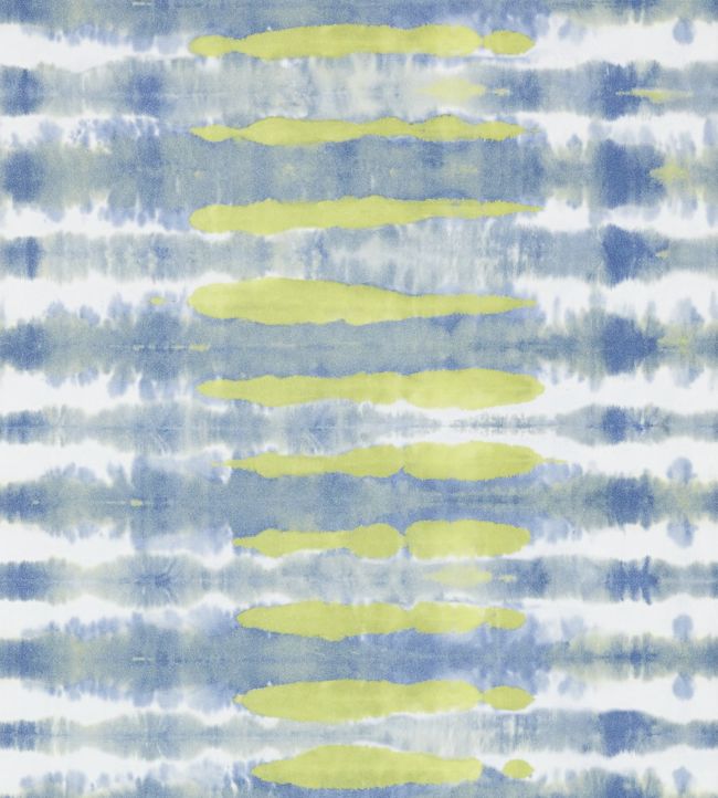 Margate Wallpaper - Citron and Navy - AT7945 - Anna French