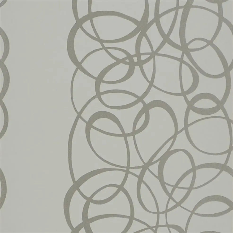 Marquisette Wallpaper - Platinum - PDG689/04 - Designers Guild