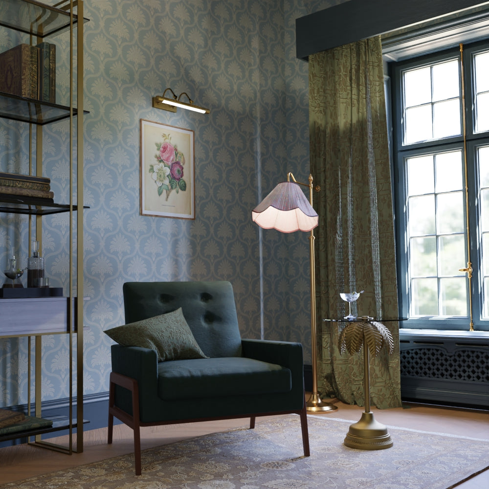 Massena Palace Wallpaper - Mineral & Vintage Cream - Lucie Annabel