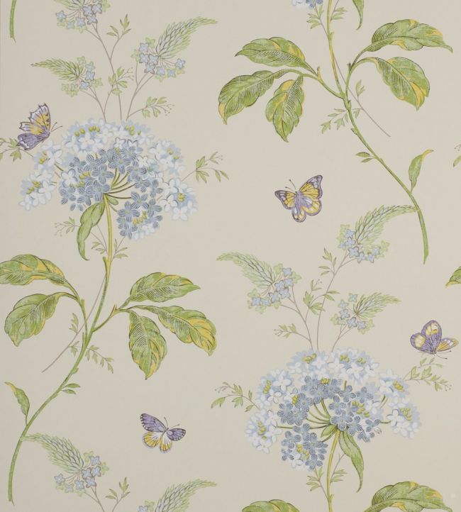 Messina Wallpaper - Blue/Green - Colefax & Fowler