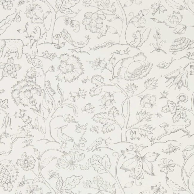Middlemore Wallpaper - Chalk Charcoal - 216693 - Morris & Co