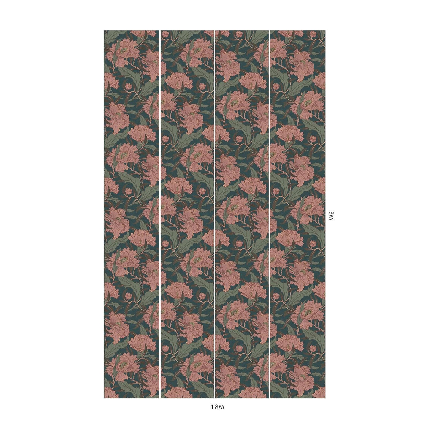 Minerva Wallpaper - Apatite - House of Hackney