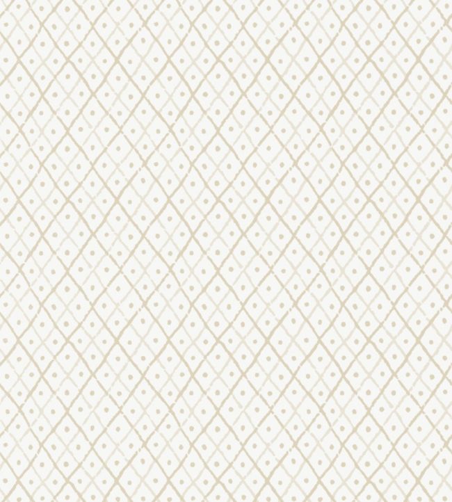 Mini Trellis Wallpaper - Beige - AT78752 - Anna French