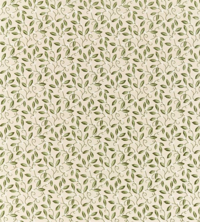 Mistletoe Embroidery Fabric - Artichoke - 236816 - Morris & Co