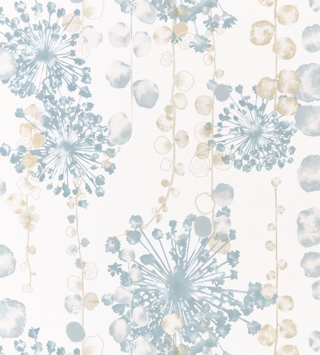 Moku Wallpaper - Ocean/Sand - HANZ111654 - Harlequin