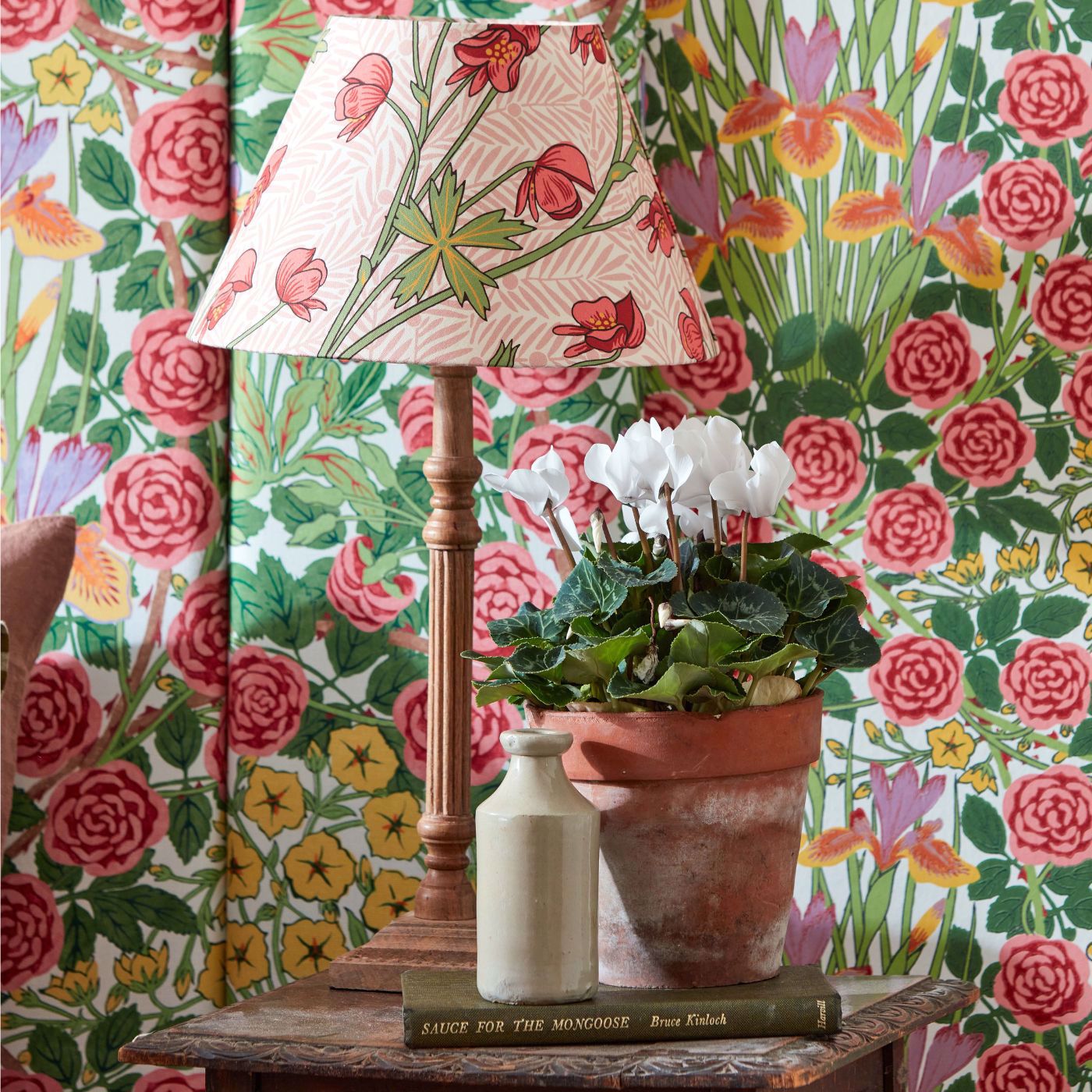 Monkshood Fabric - Rhubarb - 227220 - Morris & Co