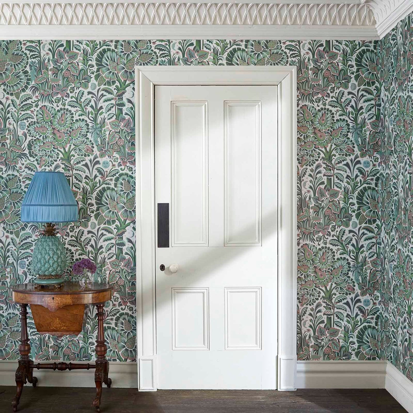 Moon Garden Magna Wallpaper - Tourmaline - House of Hackney