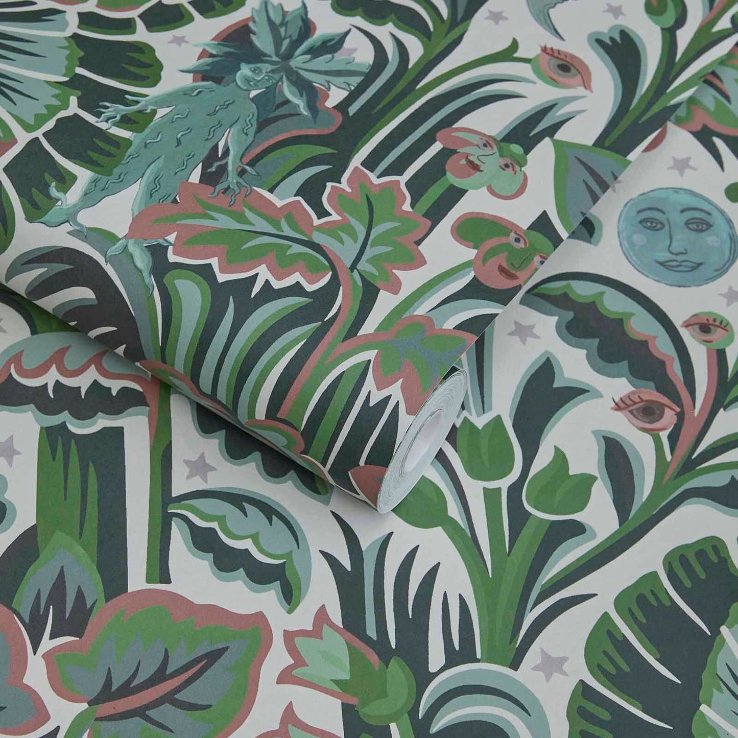Moon Garden Magna Wallpaper - Tourmaline - House of Hackney