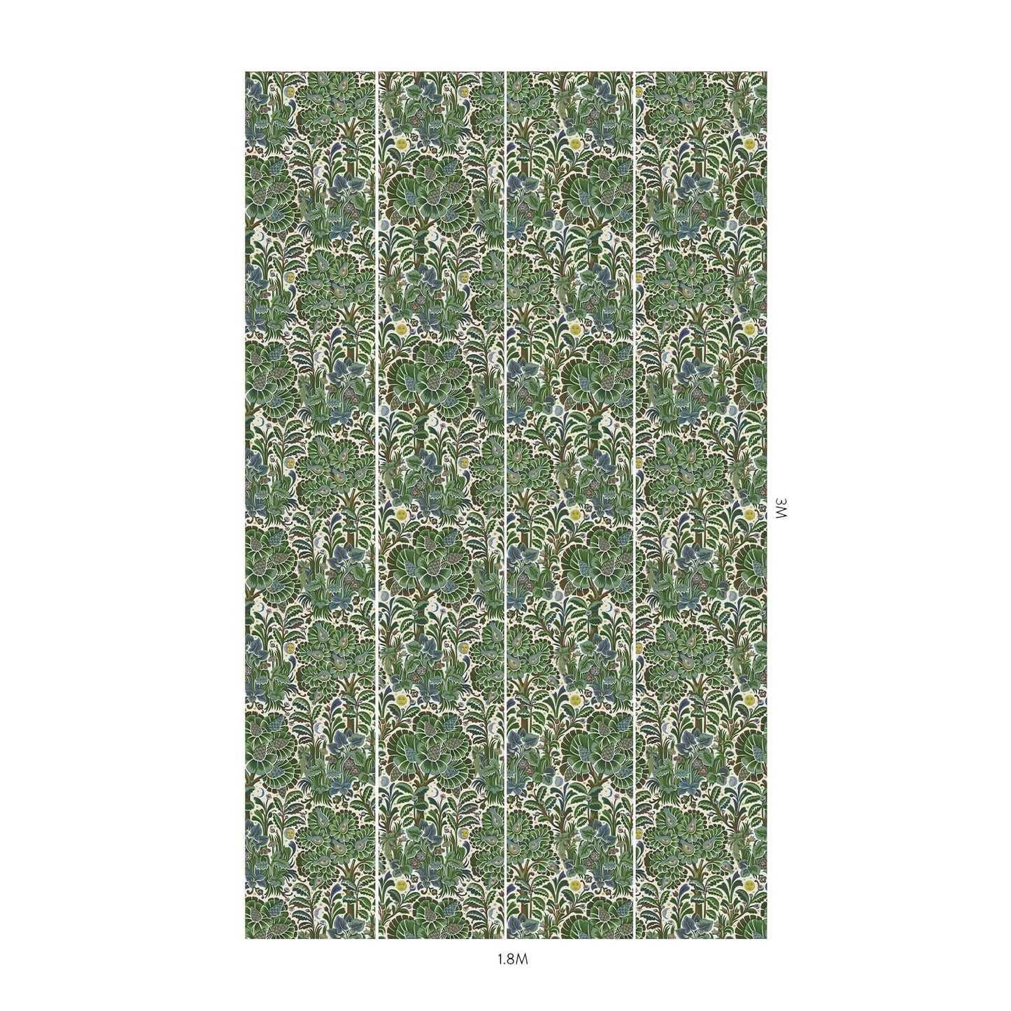 Moon Garden Wallpaper - Verde - House of Hackney