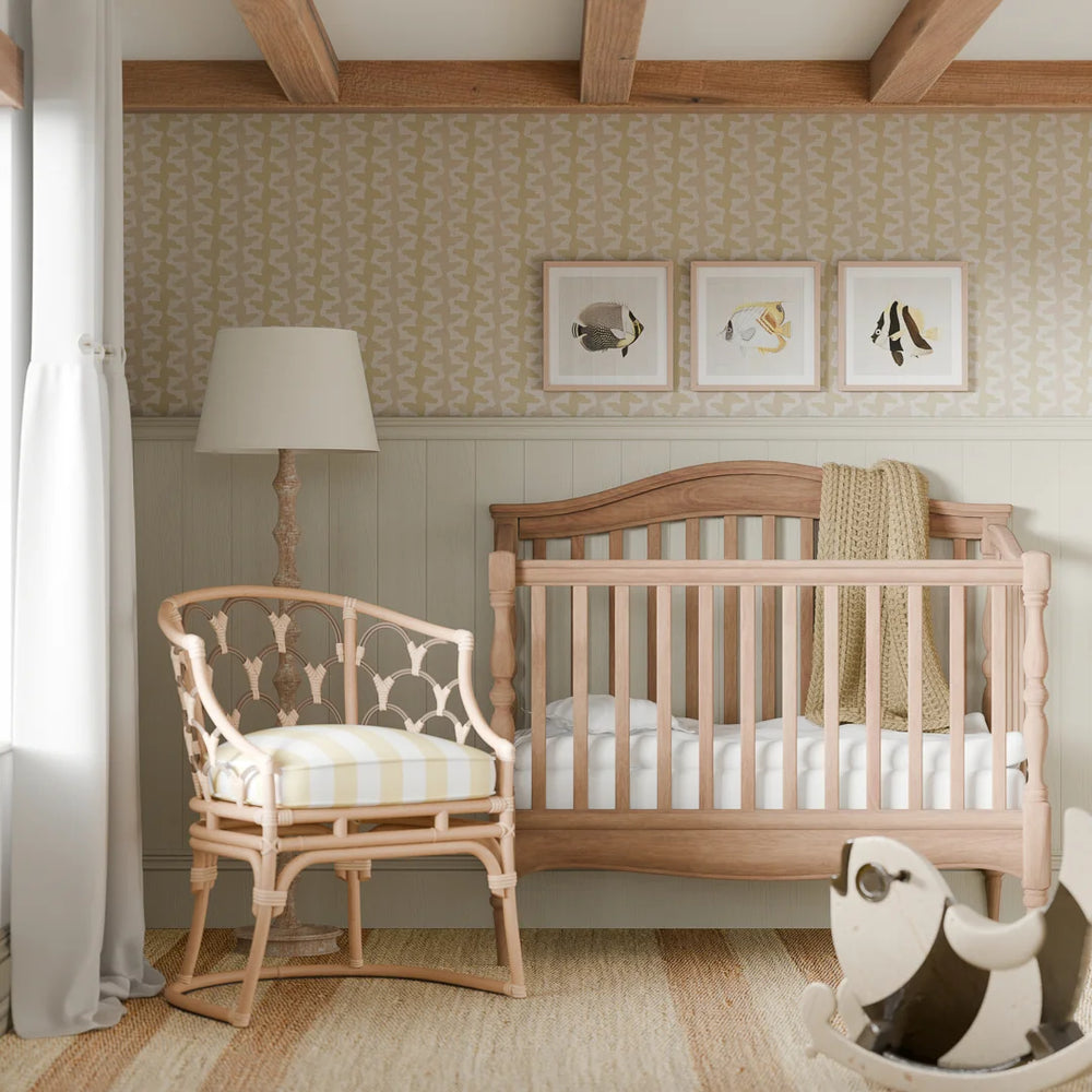 Morning Shore Wallpaper - Antique Gold & Soft Spice - Lucie Annabel