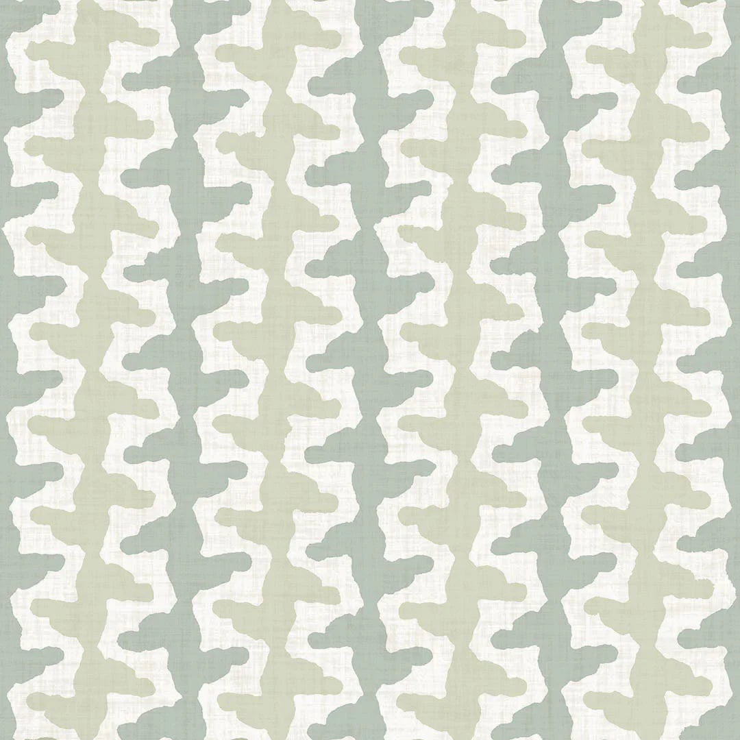 Morning Shore Wallpaper - Slow Cooked Sage & Rustic Green - Lucie Annabel