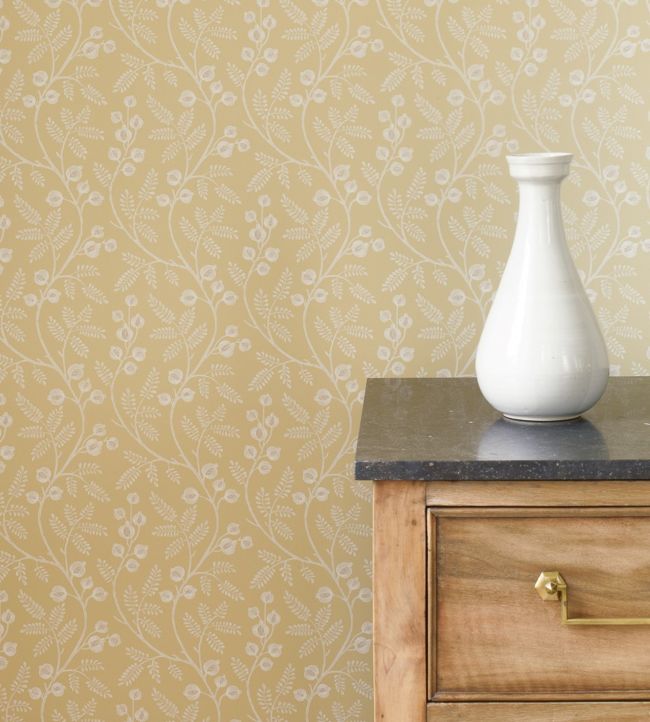Morrigan Wallpaper - Yellow - Colefax & Fowler