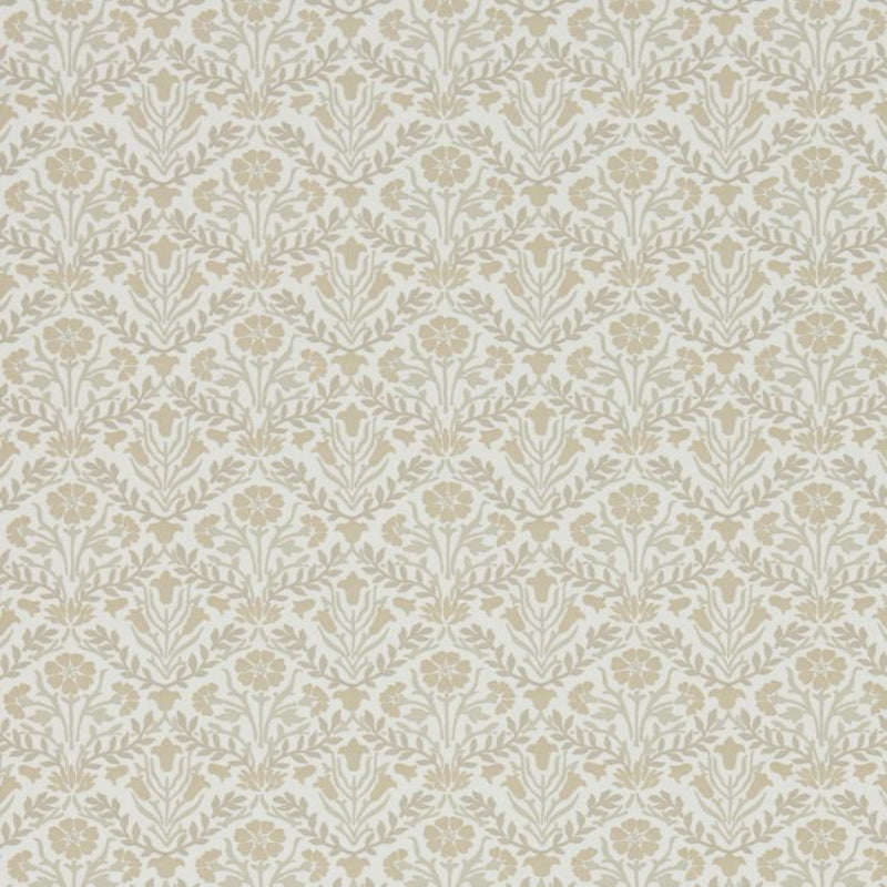 Morris Bellflowers Wallpaper - Linen/Cream - 216437 - Morris & Co