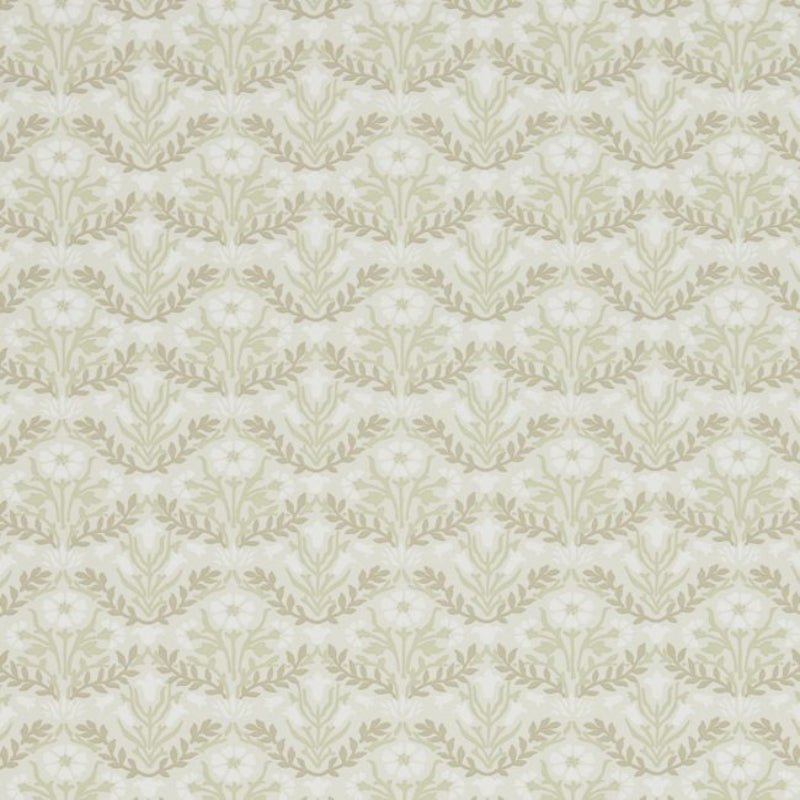 Morris Bellflowers Wallpaper - Manilla/Olive - 216434 - Morris & Co