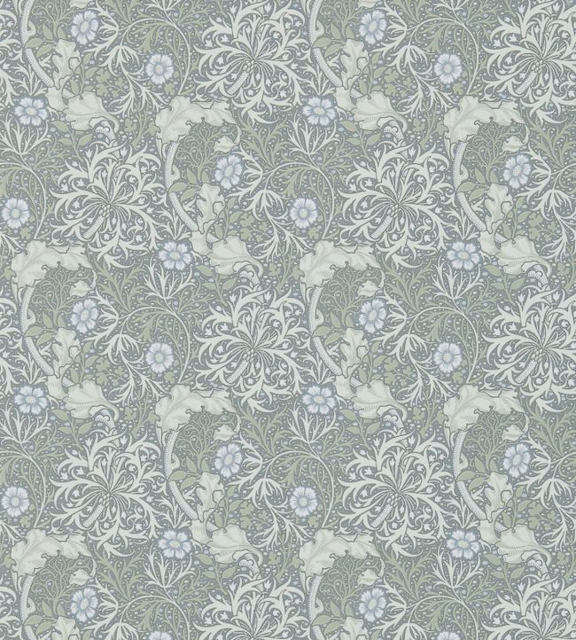 Morris Seaweed Wallpaper - Silver/Ecru - 214715 - Morris & Co