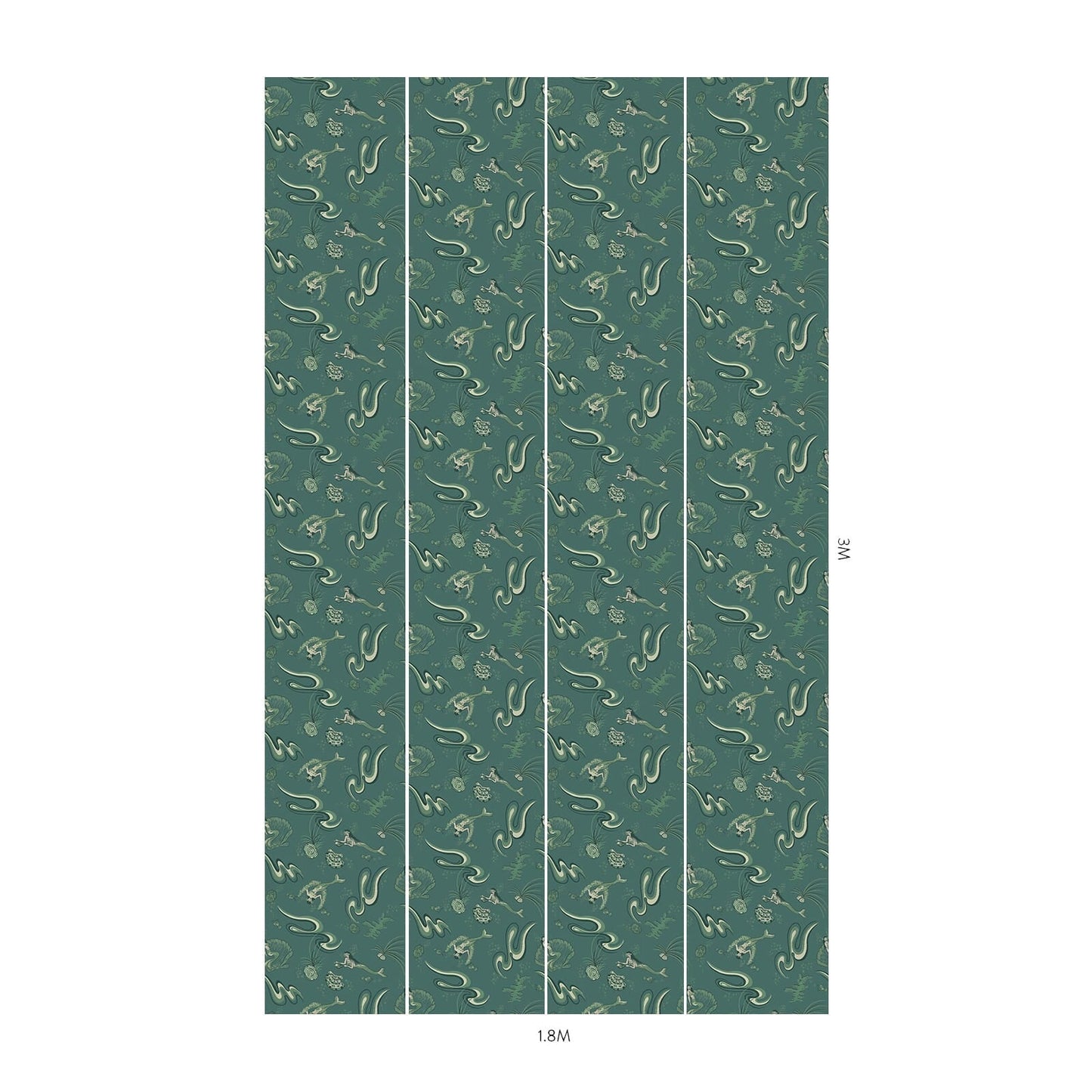 Morveren Wallpaper - Agate - House of Hackney