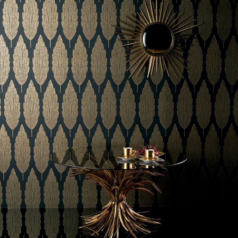 Cypres Room Wallpaper - Blue