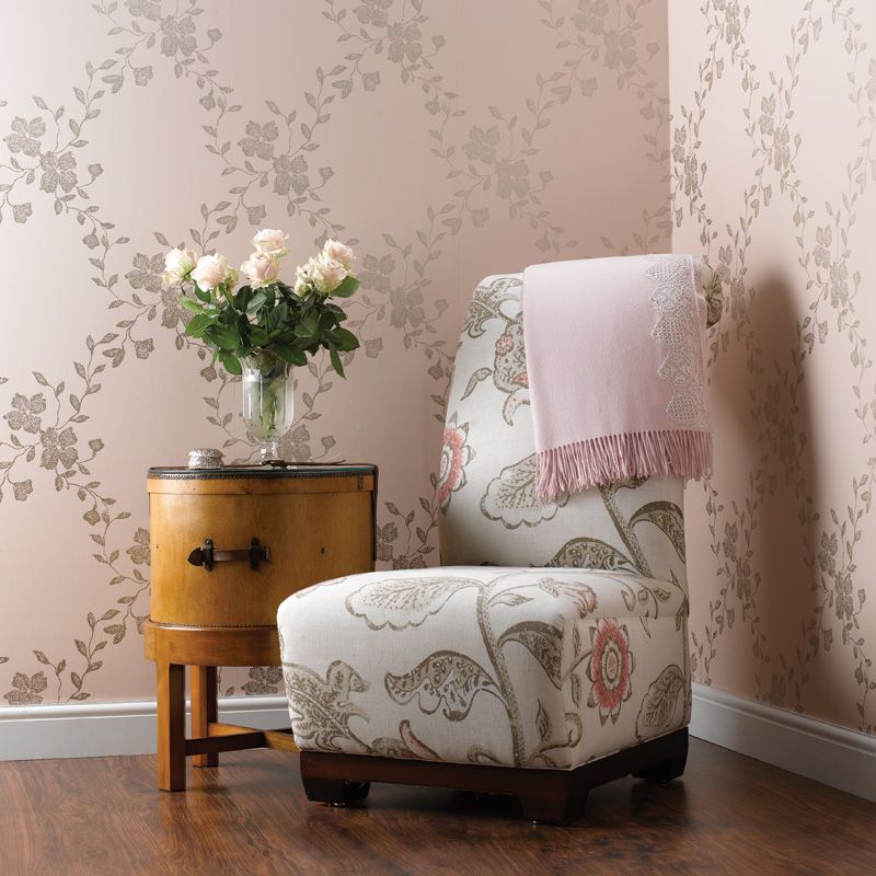 Alyssa Room Wallpaper - Pink