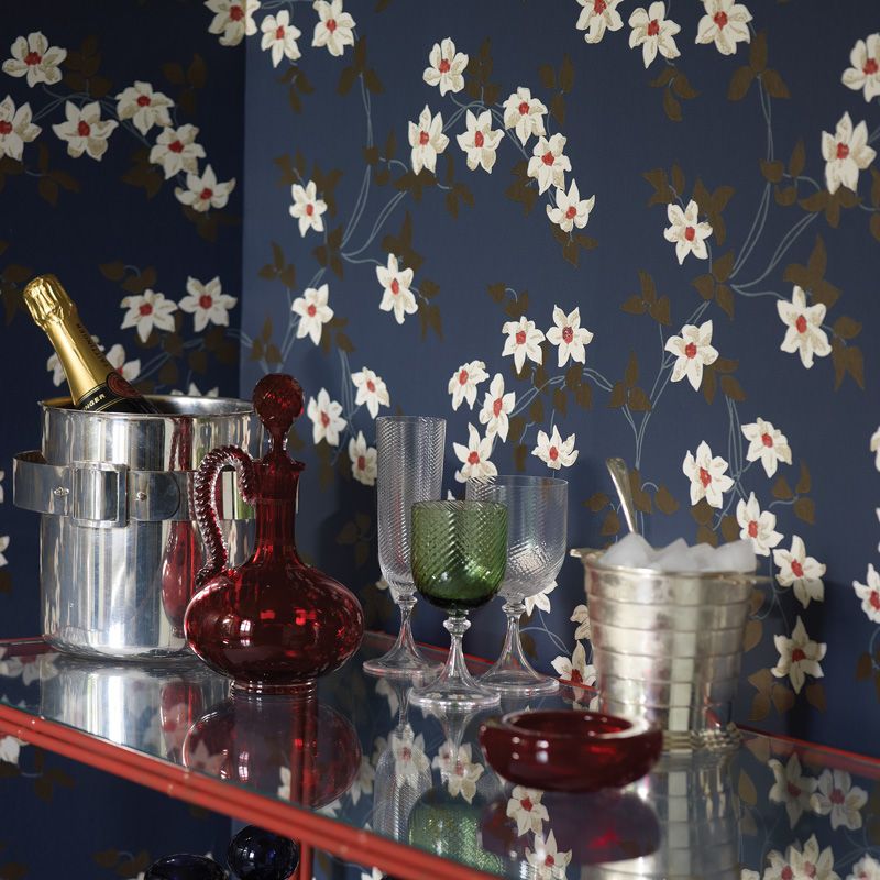 Malleny Room Wallpaper - Blue