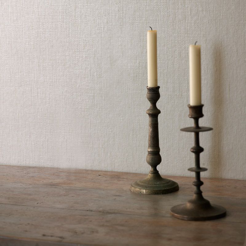 Montacute Plain Wallpaper - Cream