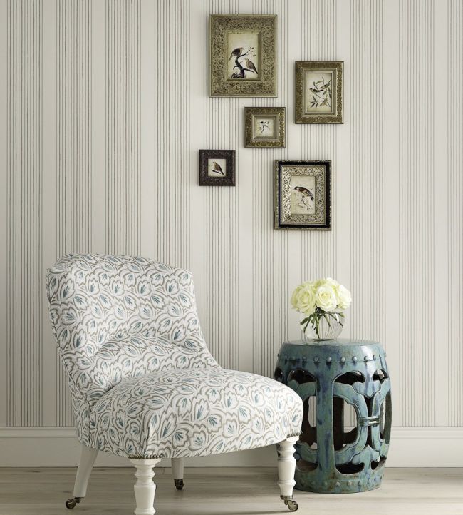 Abbotsford Room Wallpaper - White