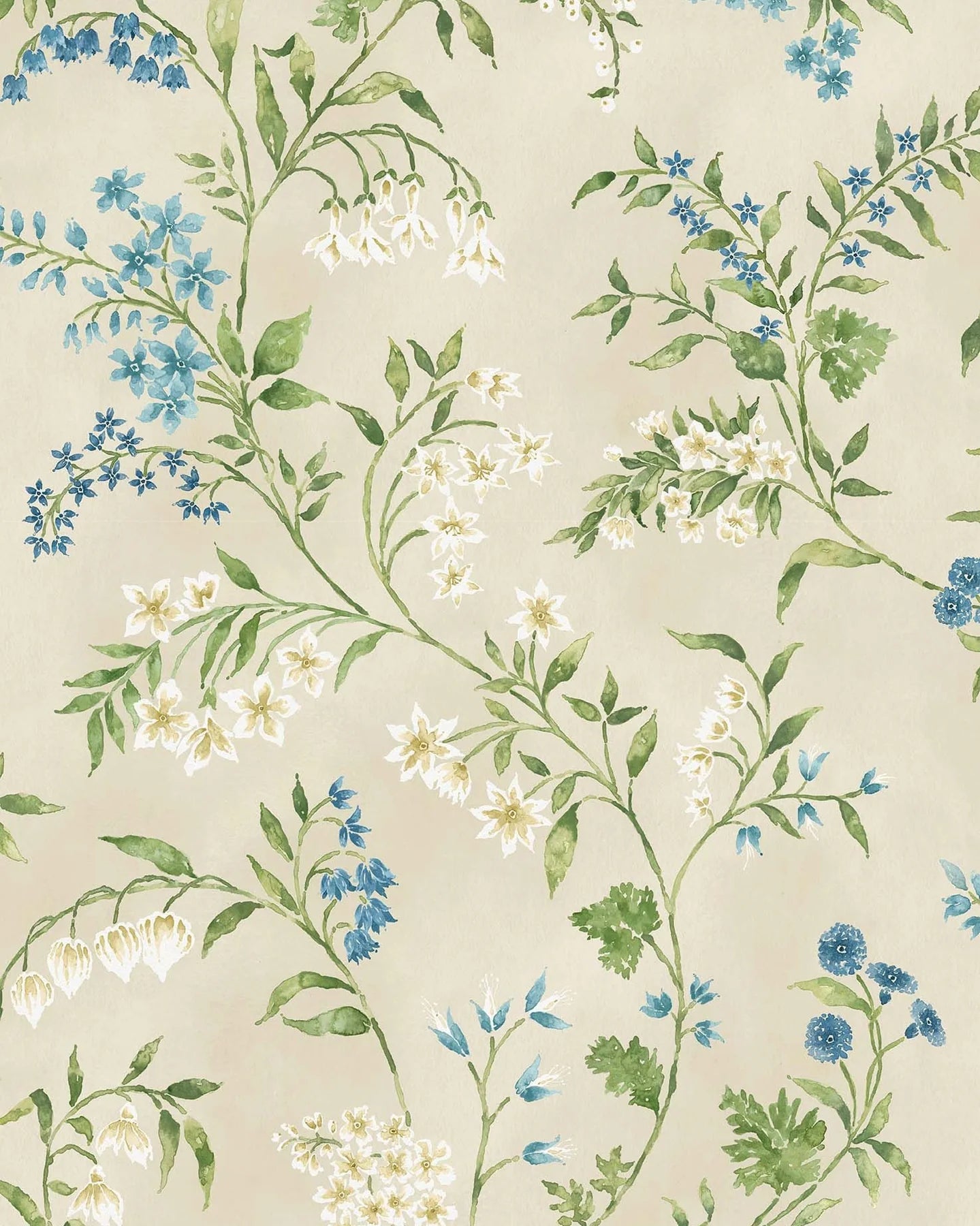 Almora Wallpaper - Green