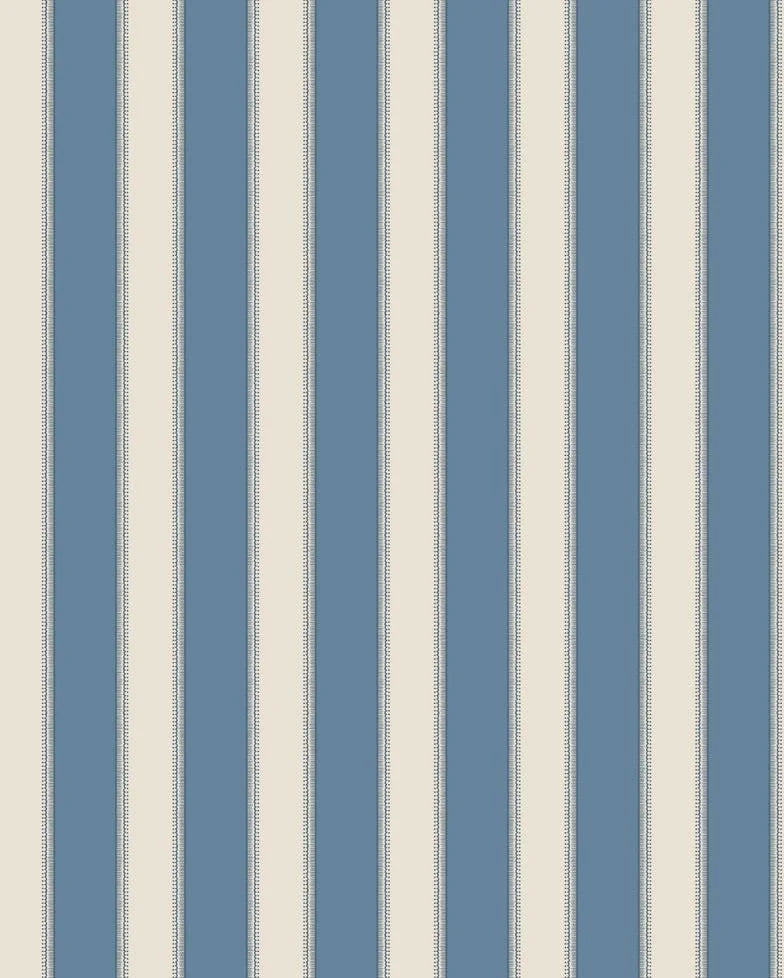 Sackville Stripe Wallpaper - Blue