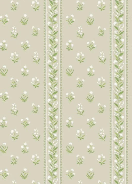 Petit Dapuri Wallpaper - Green