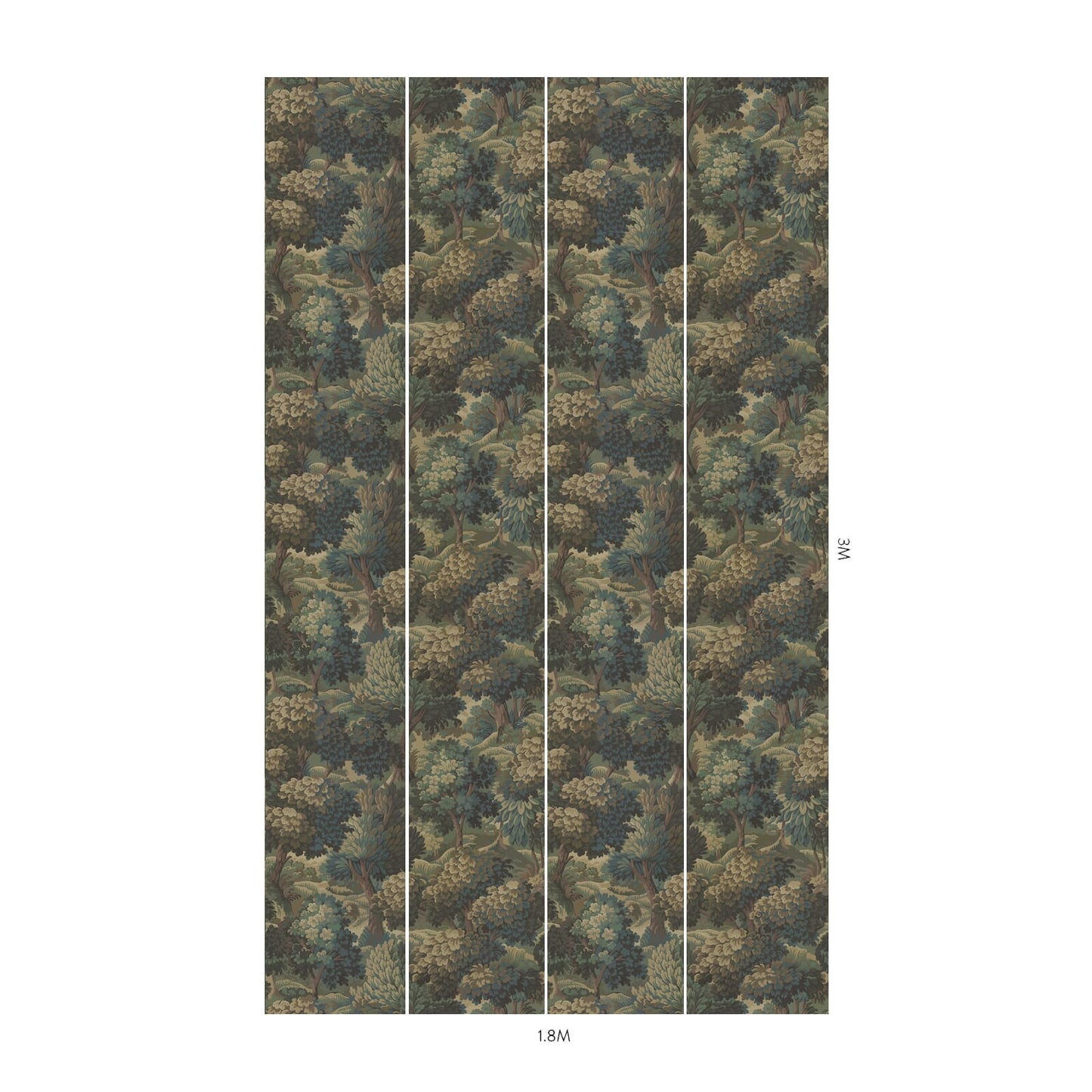 Nemor Wallpaper - Bronze - House of Hackney