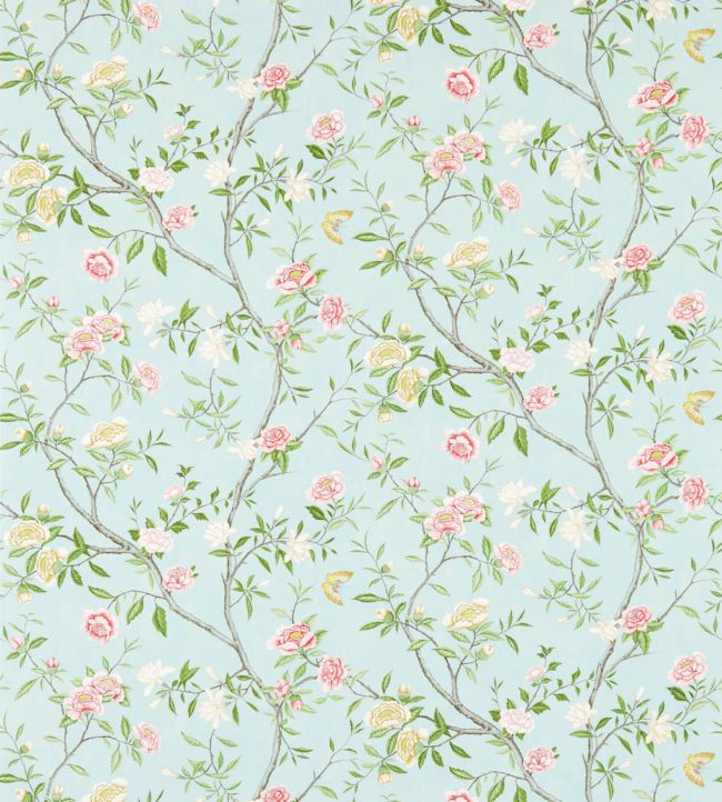 Nostell Priory Wallpaper - Sky/Pink - ZWOO311421 - Zoffany