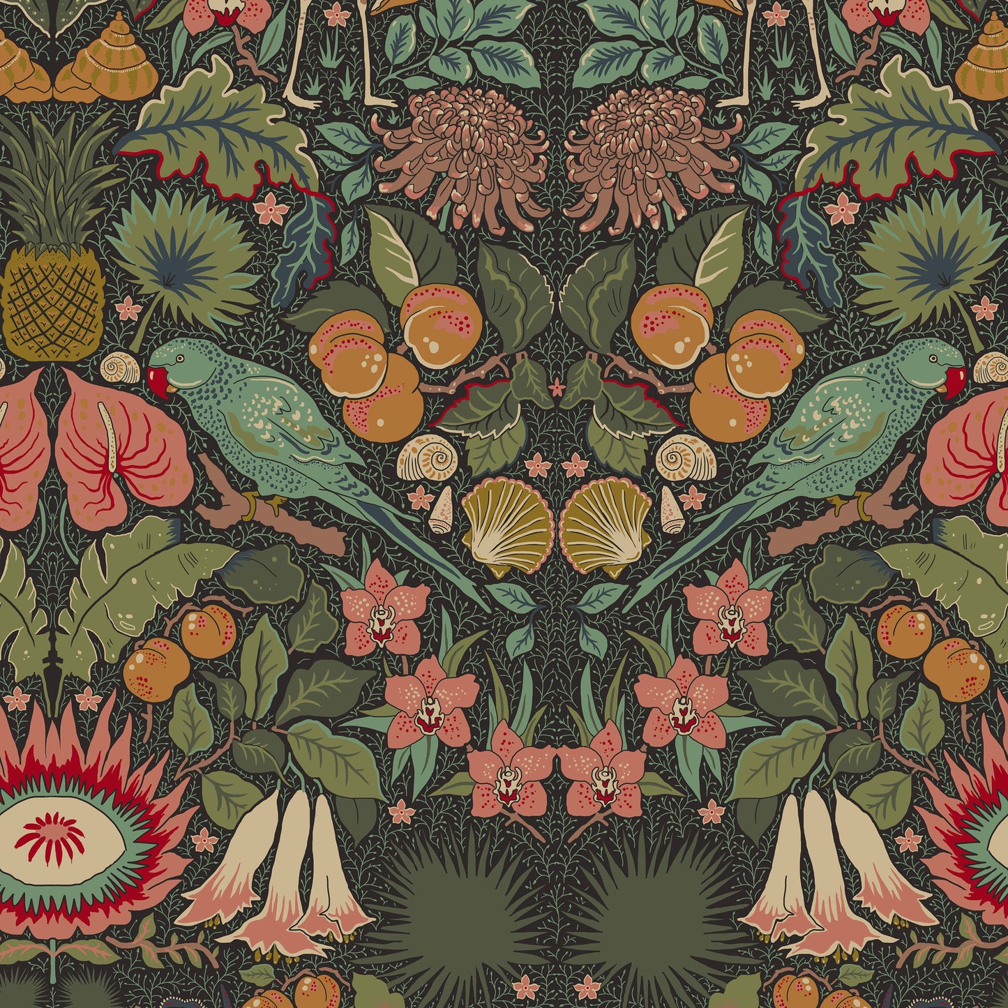 Oasis Wallpaper - Green - Wear The Walls