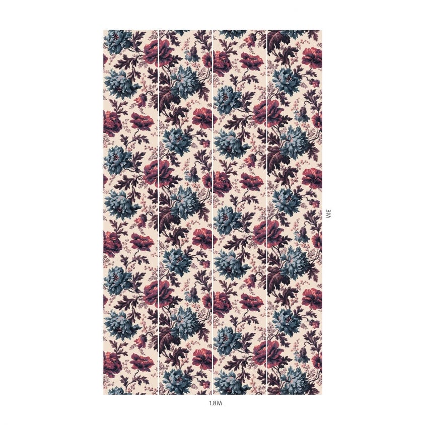 OPIA MAGNA Wallpaper - Magenta - House of Hackney