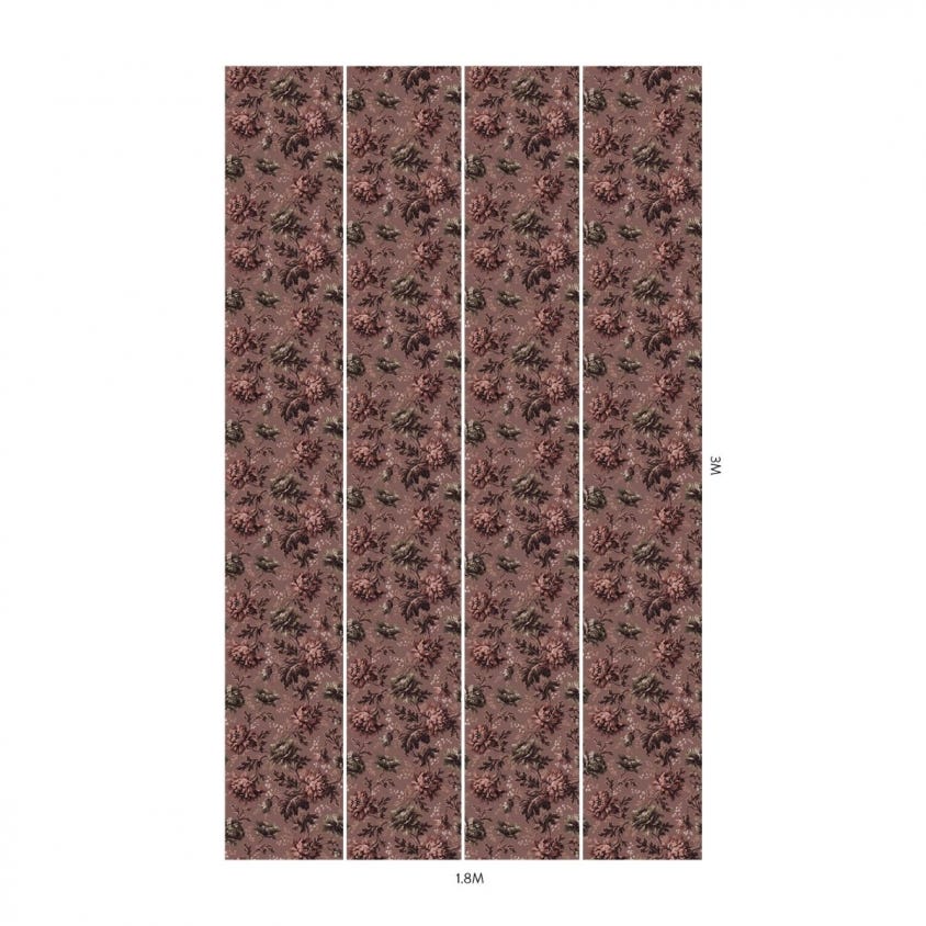 OPIA Wallpaper - Old-Rose - House of Hackney