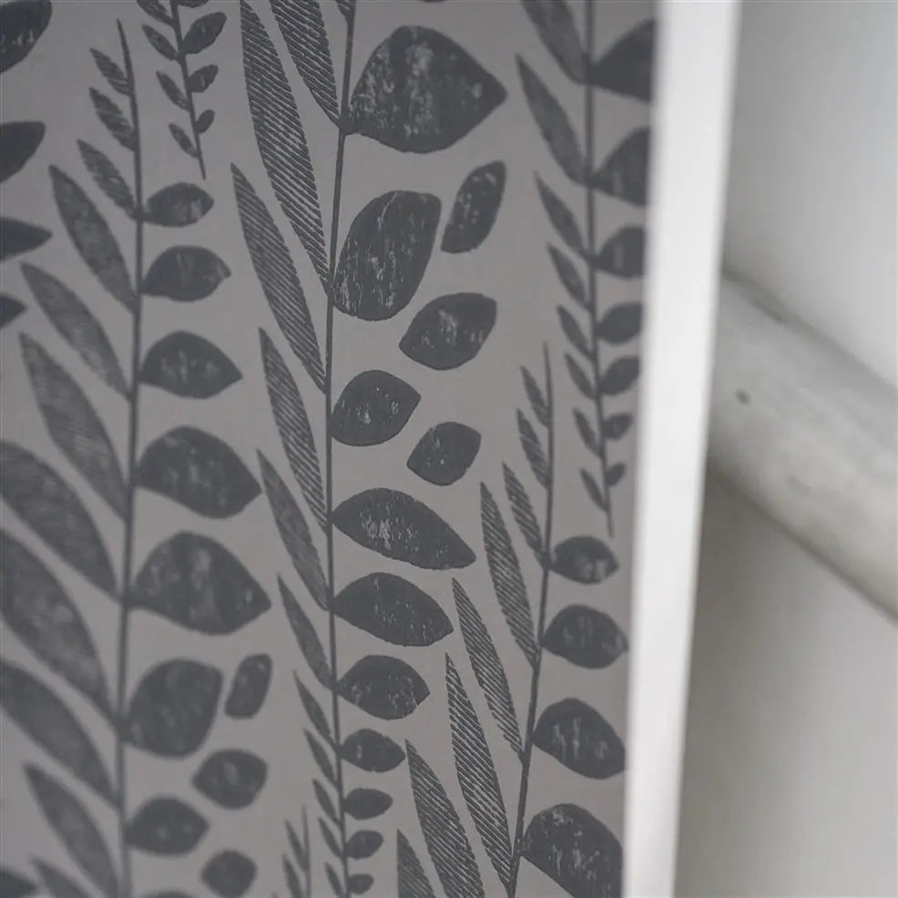 Odhni Wallpaper - Graphite - P627/07 - Designers Guild