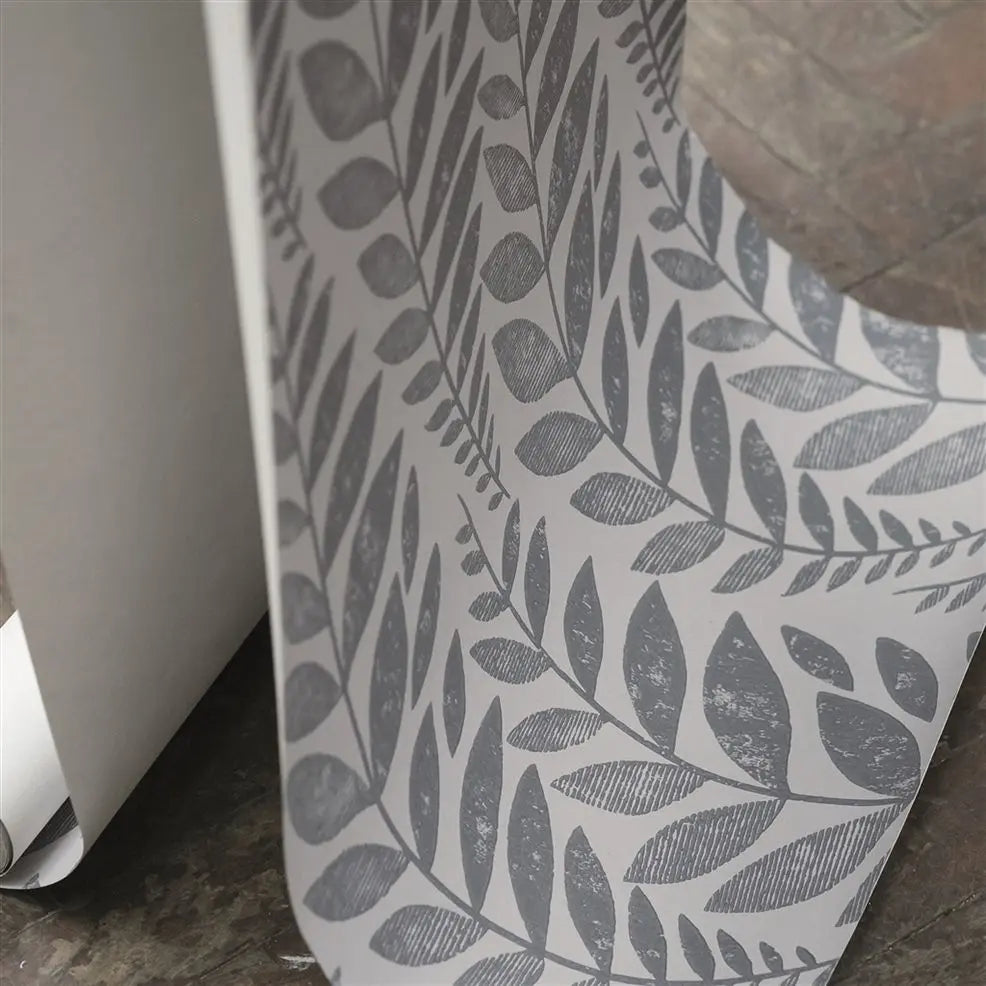 Odhni Wallpaper - Graphite - P627/07 - Designers Guild