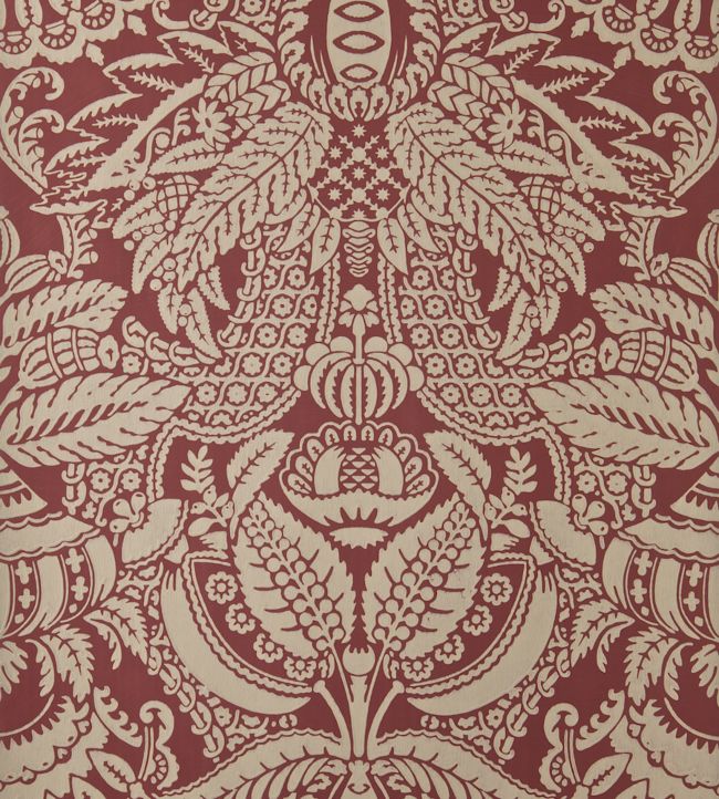 Orangerie Wallpaper - Red - 2510 - Farrow & Ball