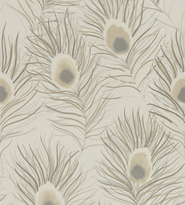 Orlena Wallpaper - Putty/Silver - HPUT111880 - Harlequin