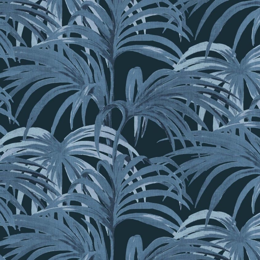 PALMERAL Wallpaper - Midnight & Azure - House of Hackney