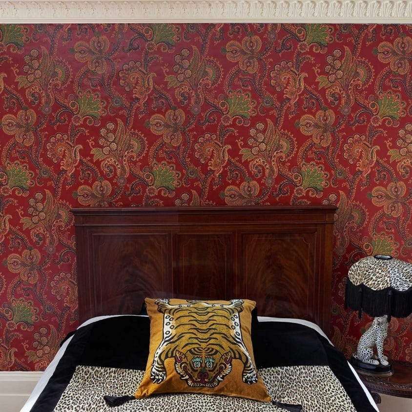 PALME CASHMIR Wallpaper - Henna - House of Hackney