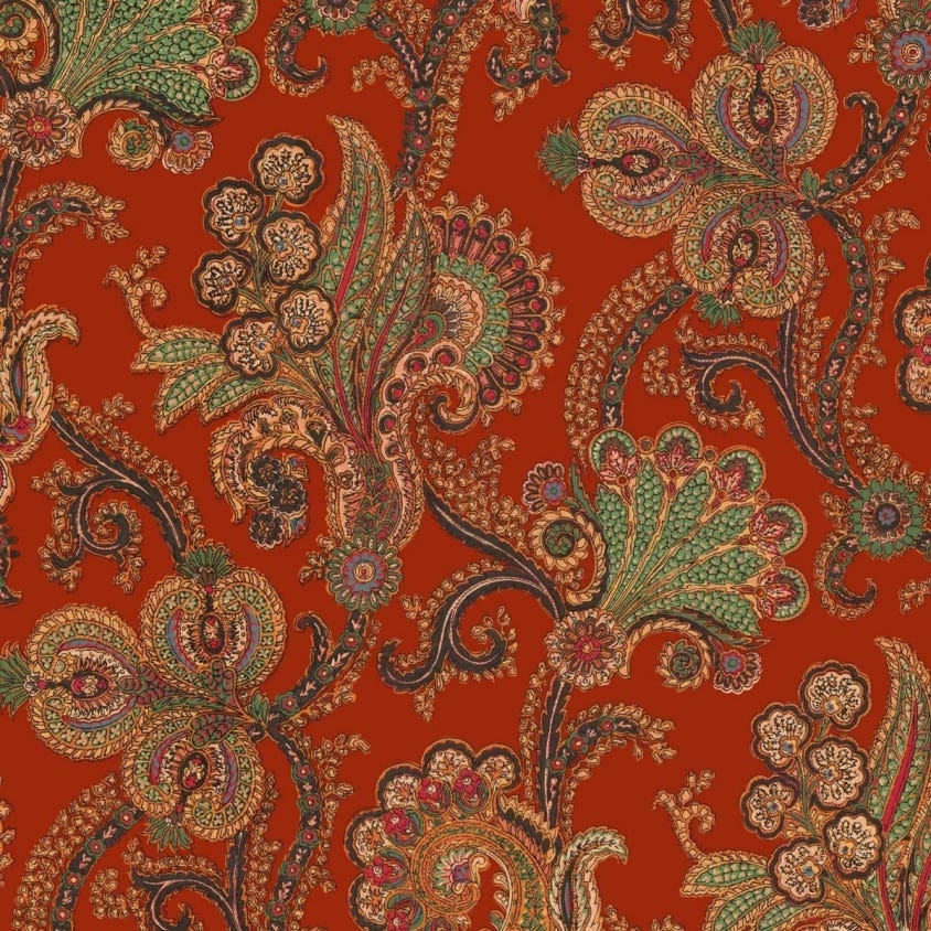 PALME CASHMIR Wallpaper - Henna - House of Hackney
